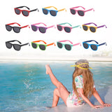 Maxbell Kids Sunglasses Cute Costume Sun Protection Pool Beach Cosplay UV400 Glasses Red Black