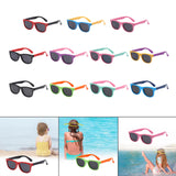 Maxbell Kids Sunglasses Cute Costume Sun Protection Pool Beach Cosplay UV400 Glasses Red Black