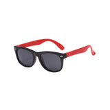 Maxbell Kids Sunglasses Cute Costume Sun Protection Pool Beach Cosplay UV400 Glasses Black Red