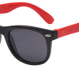 Maxbell Kids Sunglasses Cute Costume Sun Protection Pool Beach Cosplay UV400 Glasses Black Red