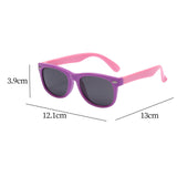 Maxbell Kids Sunglasses Cute Costume Sun Protection Pool Beach Cosplay UV400 Glasses Purple Pink