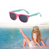 Maxbell Kids Sunglasses Cute Costume Sun Protection Pool Beach Cosplay UV400 Glasses Pink Green