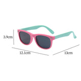 Maxbell Kids Sunglasses Cute Costume Sun Protection Pool Beach Cosplay UV400 Glasses Pink Green