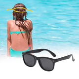 Maxbell Kids Sunglasses Cute Costume Sun Protection Pool Beach Cosplay UV400 Glasses Black