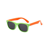 Maxbell Kids Sunglasses Cute Costume Sun Protection Pool Beach Cosplay UV400 Glasses Green Orange