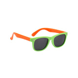 Maxbell Kids Sunglasses Cute Costume Sun Protection Pool Beach Cosplay UV400 Glasses Green Orange