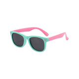 Maxbell Kids Sunglasses Cute Costume Sun Protection Pool Beach Cosplay UV400 Glasses Green Pink