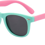 Maxbell Kids Sunglasses Cute Costume Sun Protection Pool Beach Cosplay UV400 Glasses Green Pink