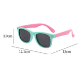Maxbell Kids Sunglasses Cute Costume Sun Protection Pool Beach Cosplay UV400 Glasses Green Pink