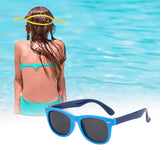 Maxbell Kids Sunglasses Cute Costume Sun Protection Pool Beach Cosplay UV400 Glasses Blue DarkBlue