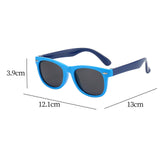 Maxbell Kids Sunglasses Cute Costume Sun Protection Pool Beach Cosplay UV400 Glasses Blue DarkBlue