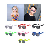 Maxbell Kids Sunglasses Girls Cute Children Eyewear for Camping Photo Props Outdoor White