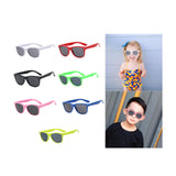 Maxbell Kids Sunglasses Girls Cute Children Eyewear for Camping Photo Props Outdoor White
