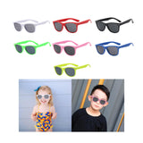 Maxbell Kids Sunglasses Girls Cute Children Eyewear for Camping Photo Props Outdoor White
