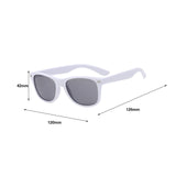 Maxbell Kids Sunglasses Girls Cute Children Eyewear for Camping Photo Props Outdoor White