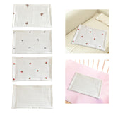 Maxbell Baby Pillow for Sleeping Infant Soft Cotton Quilted Washable Bedding Cushion Bear