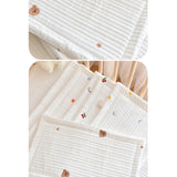 Maxbell Baby Pillow for Sleeping Infant Soft Cotton Quilted Washable Bedding Cushion Bear