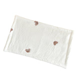 Maxbell Baby Pillow for Sleeping Infant Soft Cotton Quilted Washable Bedding Cushion Bear