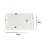 Maxbell Baby Pillow for Sleeping Infant Soft Cotton Quilted Washable Bedding Cushion Bear