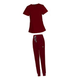 Maxbell 2xNursing Scrubs Uniform Elastic Work Clothing for SPA Pet Groomer Cosmetology