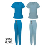 Maxbell 2xNursing Scrubs Uniform Scrubs Set for Pet Groomer Veterinary Operating Room