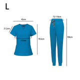 Maxbell 2xNursing Scrubs Uniform Scrubs Set for Pet Groomer Veterinary Operating Room