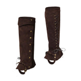 Maxbell 2xBoot Top Covers Fashion Pirate Boot Covers for Themed Party Festival Camping Brown