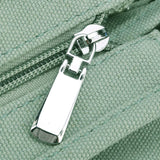 Maxbell 3xWomen Canvas Travel Tote Bag Casual Handbag Top Handle Bag with Compartments Green
