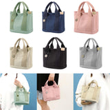 Maxbell 3xWomen Canvas Travel Tote Bag Casual Handbag Top Handle Bag with Compartments Green