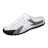 Maxbell 2xMen Slip on Mule Sneakers Slippers Low Top Work Casual Sports Shoes Loafers