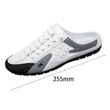 Maxbell 2xMen Slip on Mule Sneakers Slippers Low Top Work Casual Sports Shoes Loafers