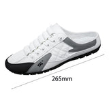 Maxbell 2xMen Slip on Mule Sneakers Slippers Low Top Work Casual Sports Shoes Loafers