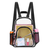 Maxbell 2xTransparent Bag Large PVC Clear Backpack for Women Men Unisex Adults Outdoor