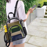 Maxbell 2xTransparent Bag Large PVC Clear Backpack for Women Men Unisex Adults Outdoor