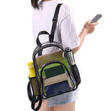 Maxbell 2xTransparent Bag Large PVC Clear Backpack for Women Men Unisex Adults Outdoor