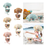 Maxbell Children's Sun Hat with Tote Kids Girl Beach Cap for Beach Easter Activities green