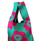 Maxbell 3xKnitted Handbag Fashion Pouch Lightweight Shopping Bag for Beach Green