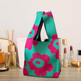 Maxbell 2xKnitted Handbag Fashion Pouch Lightweight Shopping Bag for Beach Green