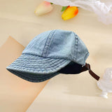 Maxbell Sun Hat Soft Comfortable Headwear Baby Baseball Hat for Camping Girls Infant Light Color