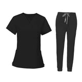 Maxbell 3xNursing Uniforms Scrub Set Nurse Top and Pants for Pet Shop SPA Cosmetology