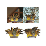 Maxbell 6xFeather Headdress Accessory Headband for Carnival Costume Festival Halloween adult
