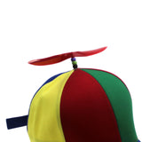 Maxbell 6xPropeller Hat Unisex Gift Funny Baseball Cap for Casual Party Favors Kids Blue Brim