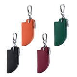 Maxbell Car Key Case Key Pouch Universal Remote Key Fob Holder Key Chain Zipper Case Black
