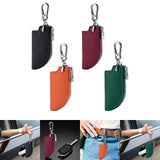 Maxbell Car Key Case Key Pouch Universal Remote Key Fob Holder Key Chain Zipper Case Black