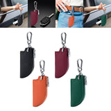 Maxbell Car Key Case Key Pouch Universal Remote Key Fob Holder Key Chain Zipper Case Black