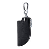 Maxbell Car Key Case Key Pouch Universal Remote Key Fob Holder Key Chain Zipper Case Black