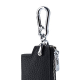 Maxbell Car Key Case Key Pouch Universal Remote Key Fob Holder Key Chain Zipper Case Black