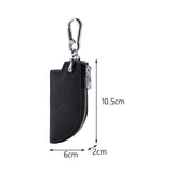 Maxbell Car Key Case Key Pouch Universal Remote Key Fob Holder Key Chain Zipper Case Black