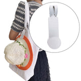 Maxbell 4xMagnetic Hat Clip Cap Holder Clip On Bag for Traveling Bags Backpack Golfer Gray