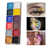 Maxbell 5xFace Body Paint Painting Palette Supplies for Halloween Fancy Dress Festival